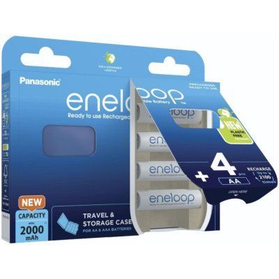 Panasonic eneloop BK-3MCDEC4BE 2000mAh AA R6 +футляр BL4 (Аккумулятор)