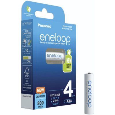 Panasonic eneloop BK-4MCDE/4BE 800mAh AAA R03 BL4 (Аккумулятор)