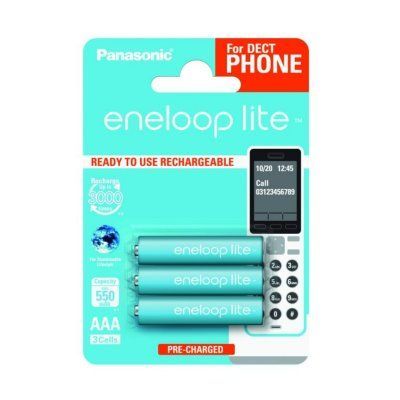 Panasonic eneloop lite BK-4LCCE/3DE 550mAh AAA DECT BL3 (Аккумулятор)